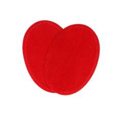 Bohin, Toppe Termoadesive Ovali Scamosciate 9,5 x 14 cm, Red Bohin - 2