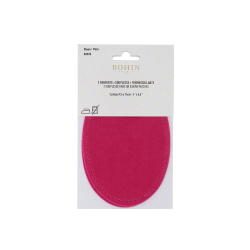 copy of Bohin, Toppe Termoadesive Ovali Scamosciate 9,5 x 14 cm, Nero Bohin - 1