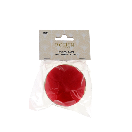 Bohin, Puntaspilli da cucito in Velluto per Tavolo- Rosso Bohin - 1