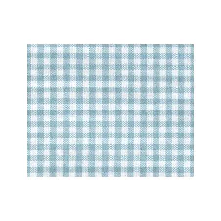 Crawford Gingham, Blue, tessuto a quadretti piccoli verde acqua - Robert Kaufman Robert Kaufman - 1