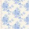 Tilda Something Blue, Carol Pale Blue, tessuto con rose azzurre su fondo crema Tilda Fabrics - 1