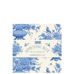 Tilda Something Blue, Charm Pack 40 quadrati da 5 x 5 pollici, 2 per tessuto Collezione Base Tilda Fabrics - 1