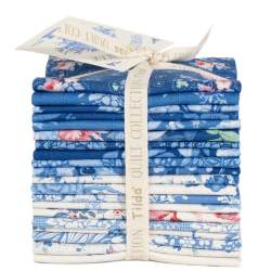 Tilda Something Blue, Fat Eight Bundle Collezione Intera, 20 Fat Eight da 50 x 27,50 cm Tilda Fabrics - 1