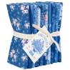 Tilda Something Blue, Fat Quarter Bundle Dark, 10 Fat Quarter da 50 x 55 cm in tonalità scure Tilda Fabrics - 1