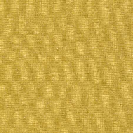 Essex Yarn Dyed - Mustard, Tessuto Tinto in Filo Misto Cotone e Lino Color Giallo Mostarda Robert Kaufman - 1