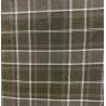 Marcus Fabrics , Tessuto Giapponese Tinto in Filo, Fondo Verde  e righe Beige a quadri Marcus Fabrics - 1