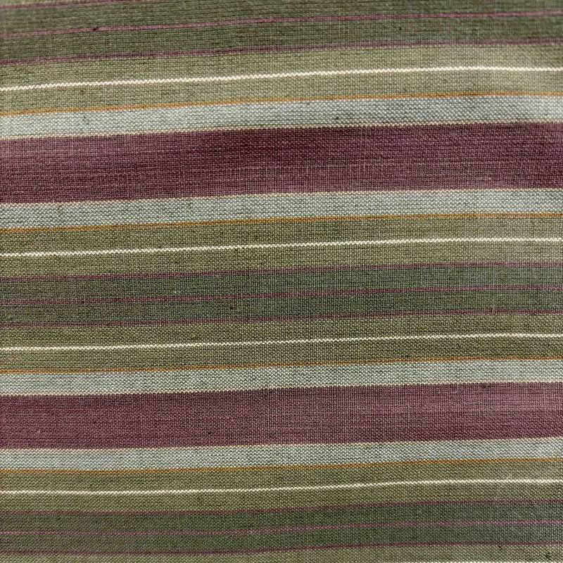 Marcus Fabrics, Classic Wovens, Tessuto Giapponese Tinto in Filo, Verde Oliva, beige e bordeaux a strisce Marcus Fabrics - 1