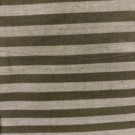 Marcus Fabrics, Classic Wovens, Tessuto Giapponese Tinto in Filo, Verde Oliva, con righe Verde Scuro Marcus Fabrics - 1