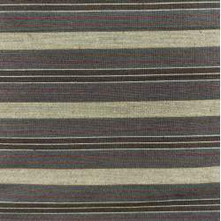 Marcus Fabrics, Classic Wovens, Tessuto Giapponese Tinto in Filo, Grigio Scuro, con righe grigie e bordeaux Marcus Fabrics - 1
