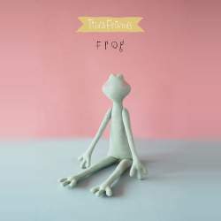 Kit per realizzaere il pupazzo di una Rana - Tilda Friends FROG Roberta De Marchi - 1