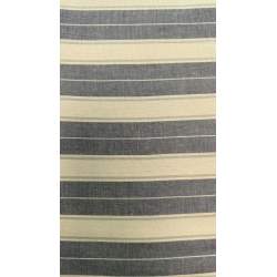 Marcus Fabrics, Classic Wovens, Tessuto Giapponese Tinto in Filo, Beige e Blu a strisce alternate Marcus Fabrics - 1