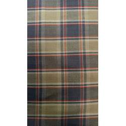 Tessuto Giapponese Tinto in Filo, Verde, Grigio e Bordeaux Quadrettato Marcus Fabrics - 1