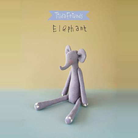 Kit per realizzare il pupazzo di un Elefante - Tilda Friends ELEPHANT Roberta De Marchi - 1