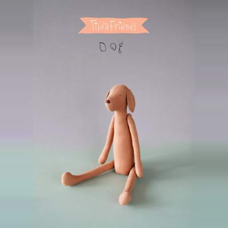 Kit per realizzare il pupazzo di un Cane - Tilda Friends DOG Roberta De Marchi - 1