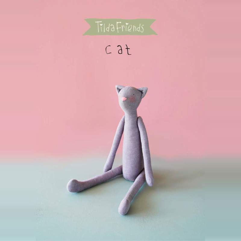 Kit per realizzare il pupazzo di un Gatto - Tilda Friends CAT Roberta De Marchi - 1
