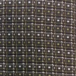 copy of Tessuto Giapponese Tinto in Filo, Fondo Marrone Quadrettato STIM Italia - 1