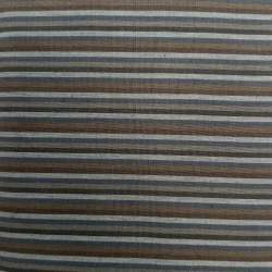 Classic Wovens, Tessuto Giapponese Blu e Marrone a righe Marcus Fabrics - 1