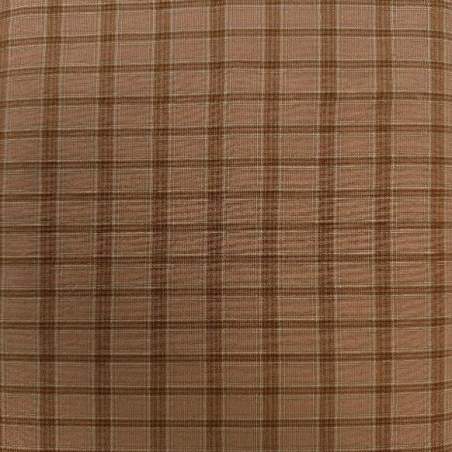 copy of Tessuto Giapponese Tinto in Filo, Fondo Marrone Quadrettato Kinkame - 1