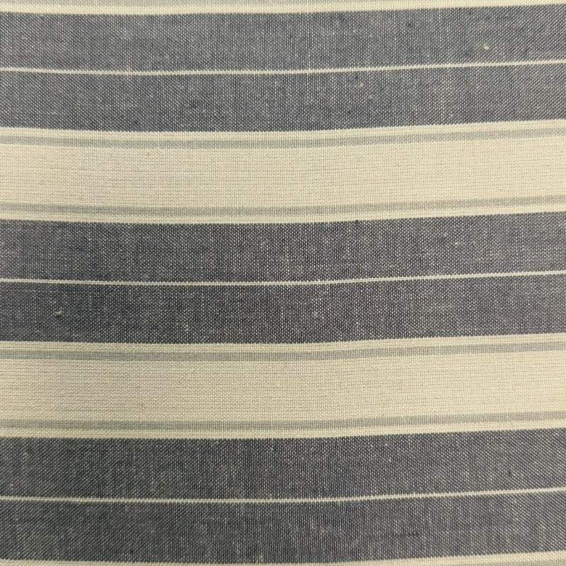 Marcus Fabrics, Classic Wovens, Tessuto Giapponese Tinto in Filo, Beige e Blu a strisce alternate Marcus Fabrics - 1
