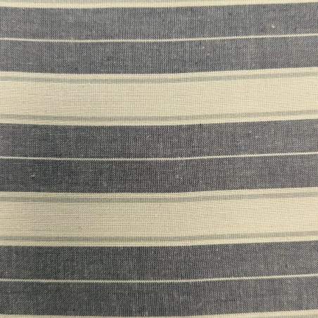 copy of Marcus Fabrics , Tessuto Giapponese Tinto in Filo, Verde Oliva, beige e grigio a strisce Marcus Fabrics - 1