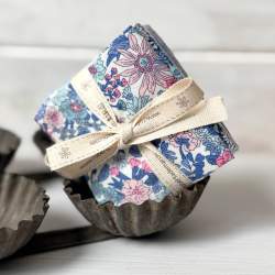 Pacchettino di Tessuti Liberty e Giapponesi, 5 da 25 x 27 cm Roberta De Marchi - 1