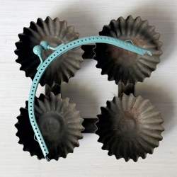 Cierre curvo para bolso para coser, en metal esmaltado - 15 x 7,5 cm Stim Italia srl - 5