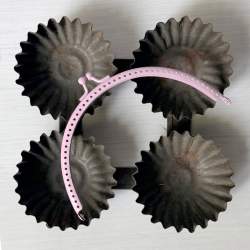 Chiusura Clutch Curva per borse da cucire, in metallo smaltato - 13 x 6 cm Stim Italia srl - 2