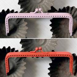 Cierre recto para bolso para coser, en metal esmaltado - 12 x 5 cm Stim Italia srl - 1