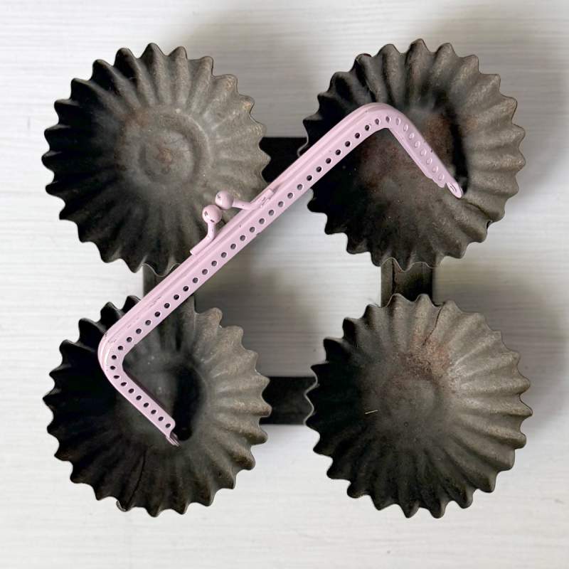 Chiusura Clutch Dritta per borse da cucire, in metallo smaltato - 12 x 5 cm Stim Italia srl - 3