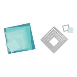 Framelits Die Set 8PK Squares Sizzix - Big Shot - 1