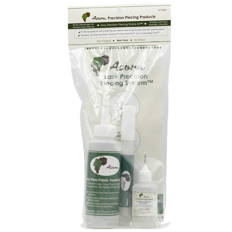 Kit per Cuciture Perfette (Penna, Ricarica e Colla) - Acorn Easy Precision Piecing Starter Kit Acorn - 1