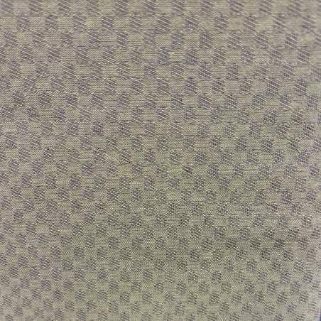 Lecien, tessuto tinto in filo grigio-lilla lavorato a quadretti Lecien Corporation - 1