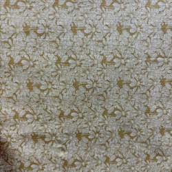 South Sea Import , Tessuto Giallo Oro con fiori South Sea Import - 1