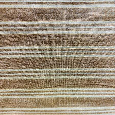 Marcus Fabrics, Classic Wovens, Tessuto Giapponese Tinto in Filo, Beige e Marroni a strisce Marcus Fabrics - 1