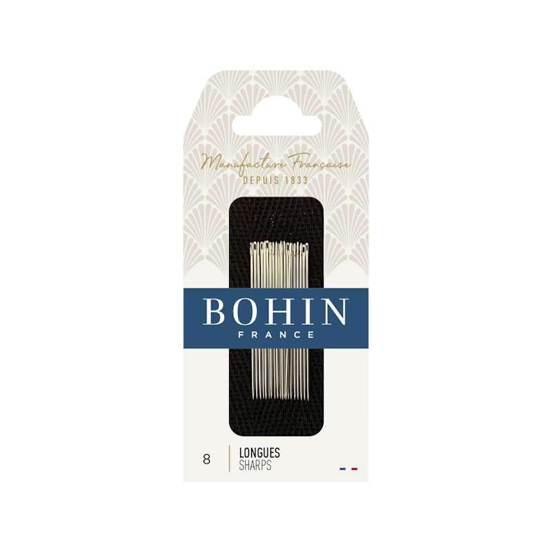 Bohin, Aghi Longues Lunghi con Punta Sottile A1F per Cucito a Mano n8 - 20pz Bohin - 1