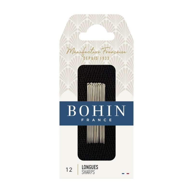 Bohin, Aghi Longues Lunghi con Punta Sottile A1F per Cucito a Mano n12 - 20pz Bohin - 1