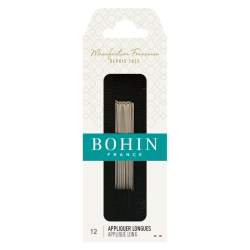 Bohin, Aghi Longues Lunghi per Applique a Mano e Beading n12 - 15pz