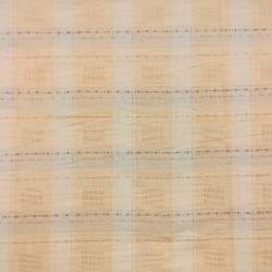 Tessuto giapponese tinto in filo beige con quadretti e tratteggi - Westek westex - 3