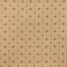 Tessuto giapponese tinto in filo marrone con puntini e cancelletti Made in Japan - 3