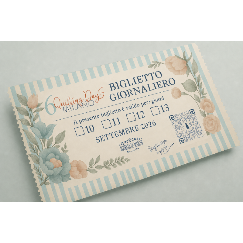 Biglietto per il 6 Quilting Days Roberta De Marchi - 1