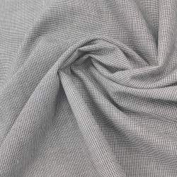 Tessuto percalle con disegno pied de poule bianco e nero - Sevenberry Classic Plaid Gingham Pepper Sojitz Fashion - 1