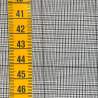 Tessuto percalle con disegno quadrettato bianco e nero - Sevenberry Classic Plaid Gingham Pepper Sojitz Fashion - 3