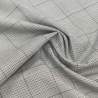 Tessuto percalle con disegno quadrettato bianco e nero - Sevenberry Classic Plaid Gingham Pepper Sojitz Fashion - 1