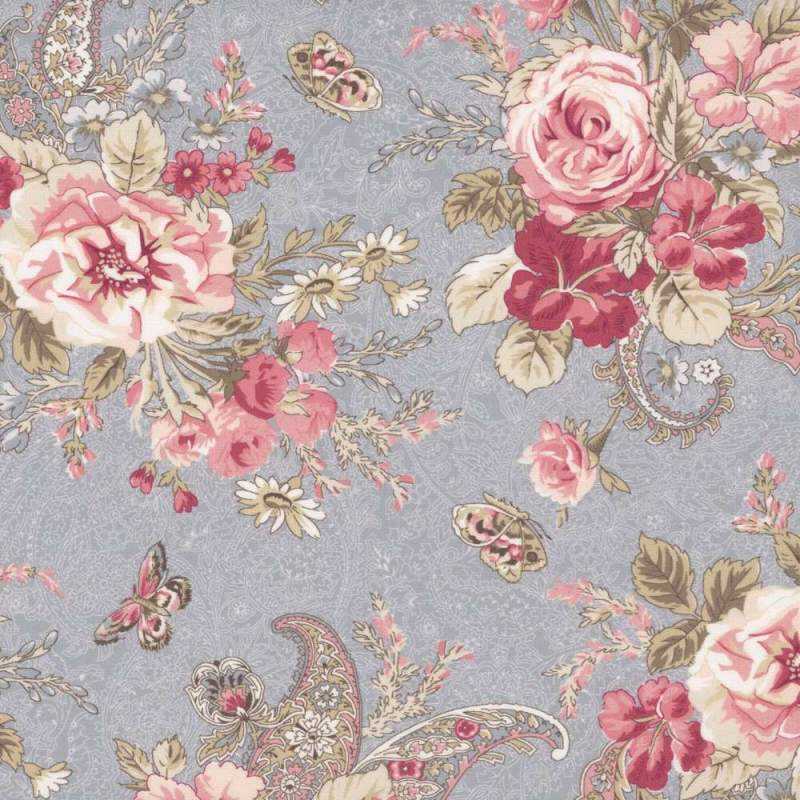 copy of Maywood Studio, Lovely Bunch, Tessuto Bianco con Piccoli Fiori Azzurri Maywood Studio - 1 copy of Maywood Studio, Lovely Bunch, Tessuto Bianco con Piccoli Fiori Azzurri Maywood Studio - 1