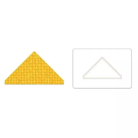 Bigz L Die Triangle, 3 1/8"H x 5 1/2"W Unfinished (cm 7,94 x 13,97) Sizzix - Big Shot - 1