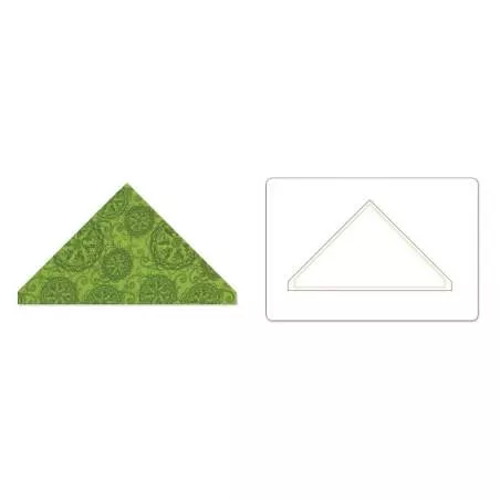 Bigz L Die Triangle, 3 5/8"H x 6 1/2"W Unfinishedd (cm 9,21 x 16,51) Sizzix - Big Shot - 1