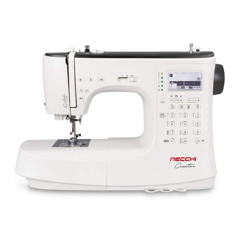 Necchi Creator C360 - Macchina elettronica per Quilting vista frontale Necchi Creator C360 - Macchina elettronica per Quilting vista frontale