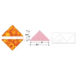 Bigz XL Die Triangles, 4 5/8"H x 8 1/2"W Unfinished Sizzix - Big Shot - 1
