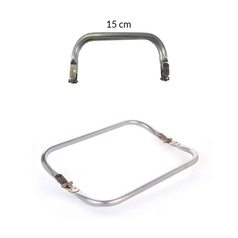 Chiusura-Telaio tubolare a scatto in alluminio - 15 x 9 cm Stim Italia srl - 1 Chiusura-Telaio tubolare a scatto in alluminio - 15 x 9 cm Stim Italia srl - 1