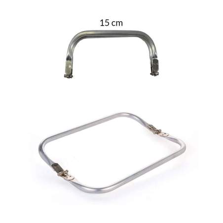 Chiusura-Telaio tubolare a scatto in alluminio - 15 x 9 cm Stim Italia srl - 1